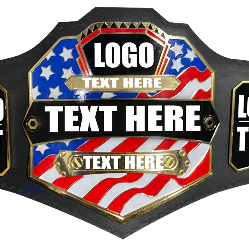 USA Custom Wrestling Heavyweight Championship Belt Replica