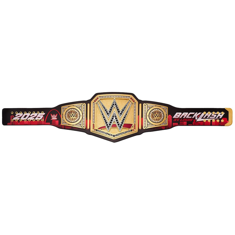 Backlash 2025 St. Louis Undisputed Championship Title Belt Replica