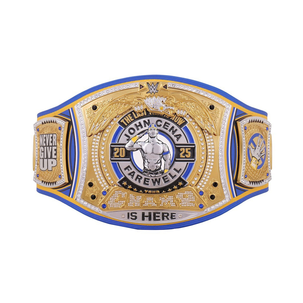 John Cena Farewell Tour 2025 Money In The Bank Los Angeles Spinner Championship Title Belt Replica