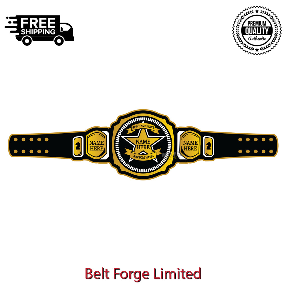 Custom Heavyweight Championship Title Award Belt