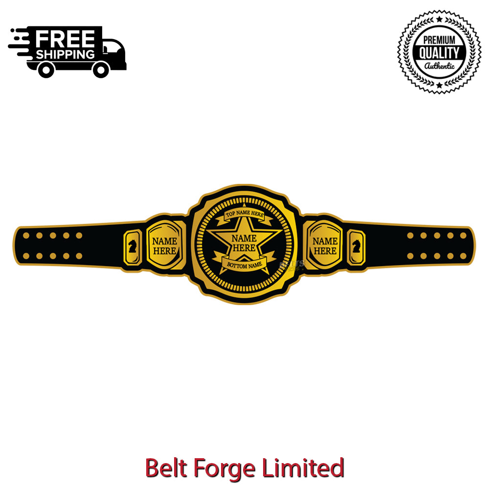 Custom Heavyweight Championship Title Award Belt