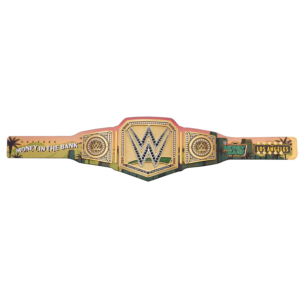 Money In The Bank 2025 Los Angeles Undisputed Championship Title Belt Replica