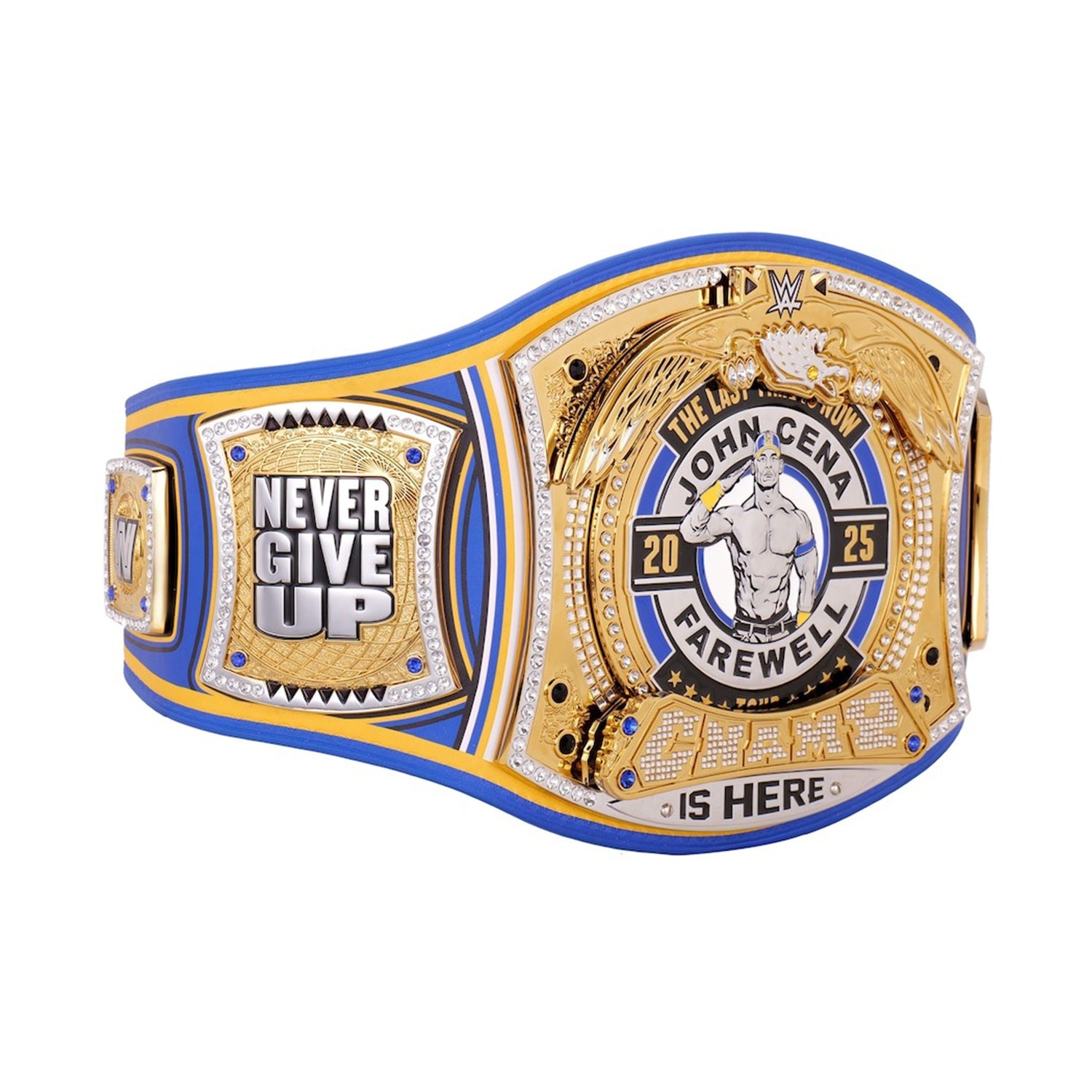 John Cena Farewell Tour 2025 Money In The Bank Los Angeles Spinner Championship Title Belt Replica