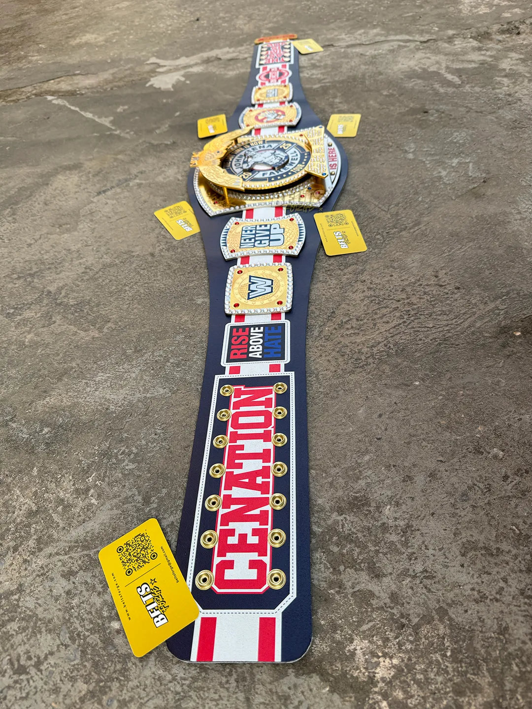 John Cena Farewell Tour Chicago 2025 Belt left strap Cenation end vertical portrait display