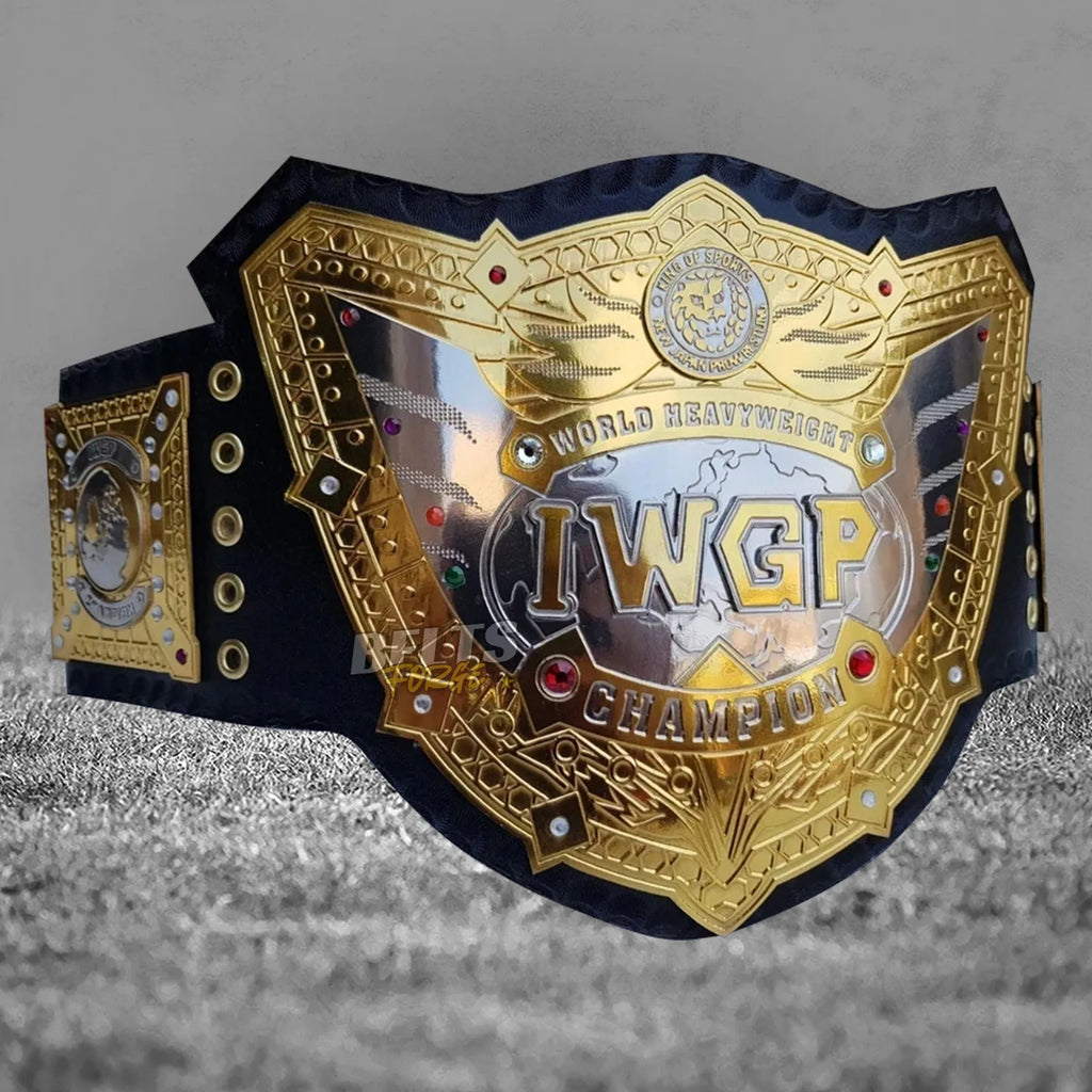 Cody Rhodes American Nightmare Undisputed Championship Belt Replica, Gold-Plated Brass Plates and Genuine Leather Strap (Copy)