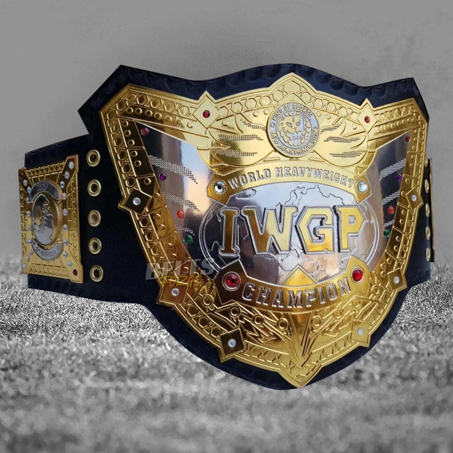 Cody Rhodes American Nightmare Undisputed Championship Belt Replica, Gold-Plated Brass Plates and Genuine Leather Strap (Copy)