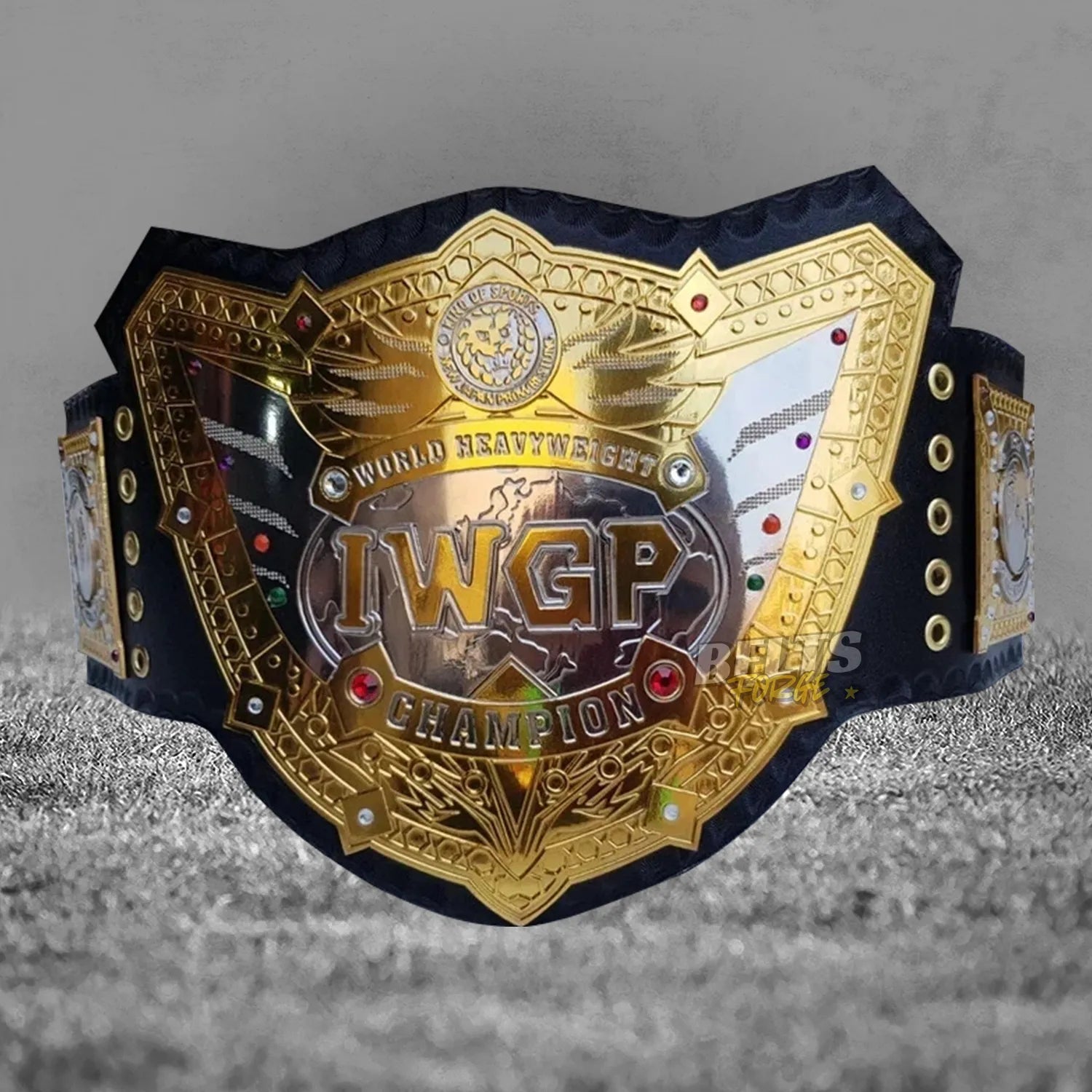 Cody Rhodes American Nightmare Undisputed Championship Belt Replica, Gold-Plated Brass Plates and Genuine Leather Strap (Copy)