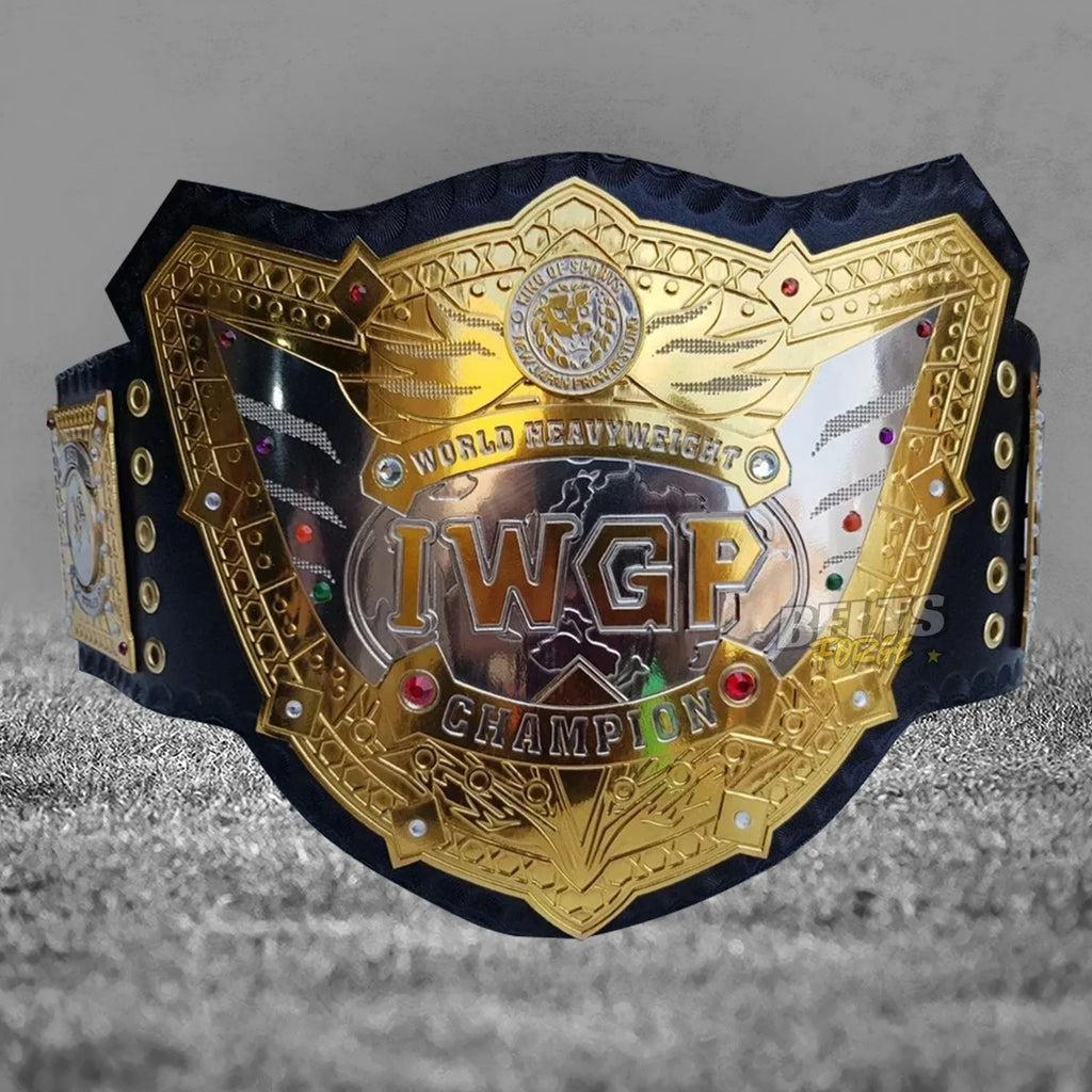 Cody Rhodes American Nightmare Undisputed Championship Belt Replica, Gold-Plated Brass Plates and Genuine Leather Strap (Copy)