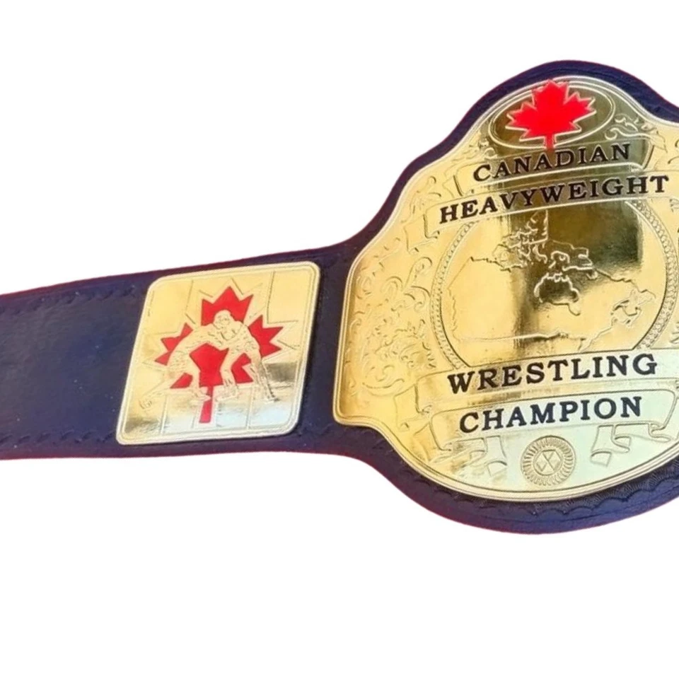 Canadian Heavyweight Wrestling Championship Belt Replica