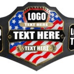 USA Custom Wrestling Championship Belt, Patriotic Heavyweight Title - Image 2