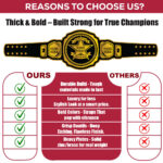 Premium Custom Championship Belt – Personalized Award Trophy - Image 5
