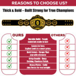 Custom Wrestling & MMA Fan Championship Belt, Personalized Gift - Image 5