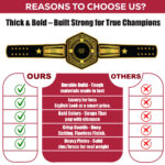 Snooker Champion Belt, Custom Club Tournament Trophy - Image 5