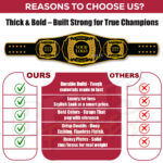 Fantasy Football Championship Belt, Custom League Trophy - Image 4