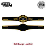 Biker championship belt with skull design for motorcycle clubs