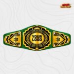 Custom Gold Eagle Championship Belt, Spread Wing Design in 7 Colors - Image 2