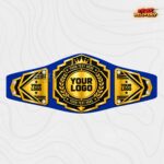 Custom Gold Eagle Championship Belt, Spread Wing Design in 7 Colors - Image 4