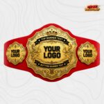 Custom Crown Sunburst Championship Belt, Fleur-de-Lis Side Plates - Image 3