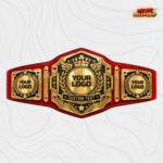 Custom Winged Crown Gemstone Championship Belt, Colour-Matched Design - Image 4