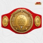 Custom Boxing Twin Eagle Championship Belt, Gold-Plated Brass and Genuine Leather - Image 4