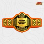 Custom Tribal Geometric Championship Belt, Dual Banner Design - Image 4