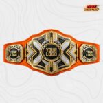 Personalized chevron championship belt with custom logo
