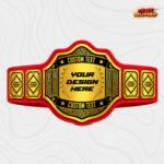 Custom Tribal Geometric Championship Belt, Dual Banner Design - Image 5
