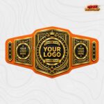 Custom Roman Column Championship Belt, Laurel Crown Centrepiece - Image 3