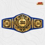 Custom Winged Crown Gemstone Championship Belt, Colour-Matched Design - Image 3
