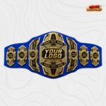 Custom Multi-Plate Gold Championship Belt, Six Side Plate Design - Image 5