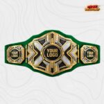 Personalized chevron championship belt with custom logo