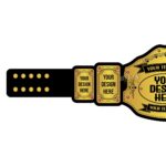Custom Personalized Championship Belt, Gold-Plated Brass Design - Image 3