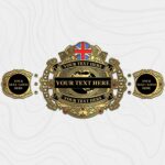 Custom Victorian Gold Championship Belt, MMA and Wrestling Team Edition - Image 2