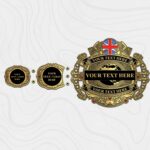 Custom Victorian Gold Championship Belt, MMA and Wrestling Team Edition - Image 4