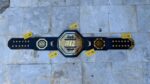 Custom MMA Style Championship Belt, Double-Layer Lettering Built for a Client - Image 2