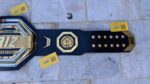Custom MMA Style Championship Belt, Double-Layer Lettering Built for a Client - Image 4