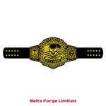 Custom Skull Wrestling Championship Belt, Personalized Gold Design - Image 3