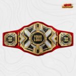 Personalized chevron championship belt with custom logo