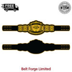 Custom fantasy football championship belt with team logo and colors