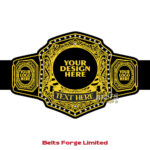 Personalized Wrestling Championship Belt, Custom Name and Logo - Image 3