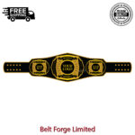 Premium Heavyweight Championship Belt, Gold-Plated Brass Design - Image 2