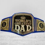 World’s Greatest Dad Championship Belt, Personalized Father’s Day Gift - Image 2